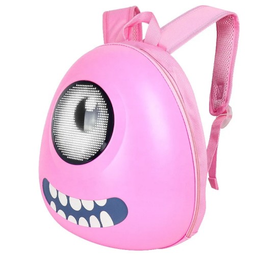 Hot Promotion Smart App Wireless Connection Remote Control Creative Screen Display Led Backpack Gift for Kid Boy Girl 